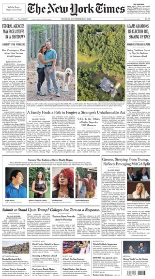The Times — 29 Sep 2025 • 23:20