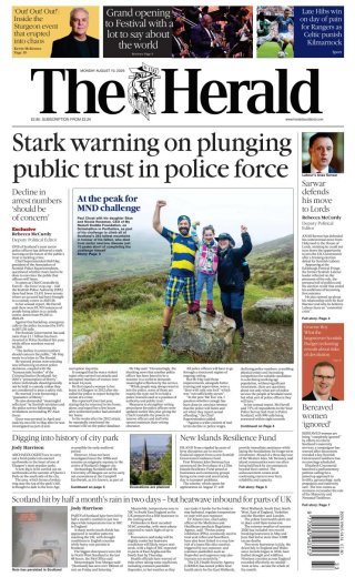 The Herald Scotland frontpage thumbnail