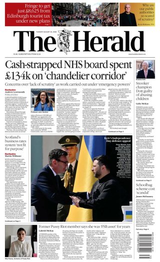 The Herald Scotland — 25 Aug 2026 • 03:40