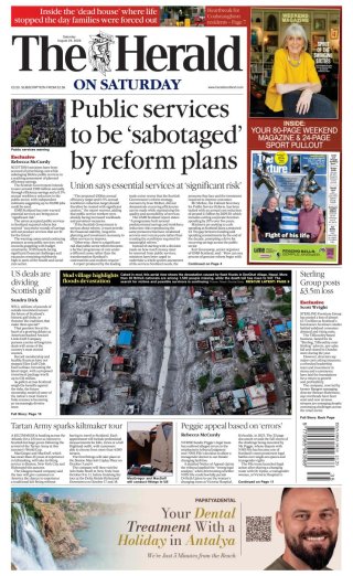 The Herald Scotland frontpage thumbnail