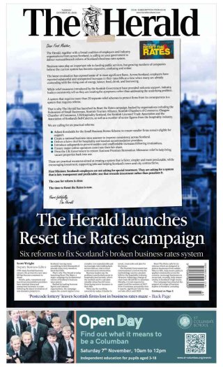 The Herald Scotland frontpage thumbnail