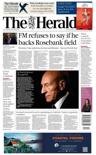 The Herald Scotland frontpage thumbnail