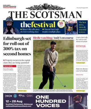 The Scotsman frontpage thumbnail