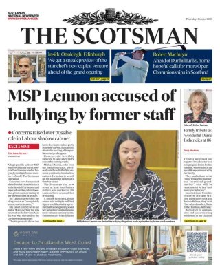 The Scotsman frontpage thumbnail