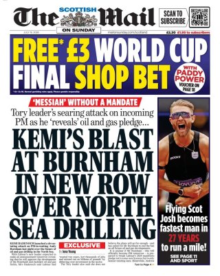 Scottish Daily Mail — 19 Jul 2026 • 03:40