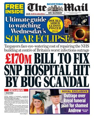 Scottish Daily Mail frontpage thumbnail