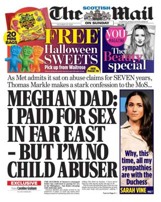 Scottish Daily Mail frontpage thumbnail
