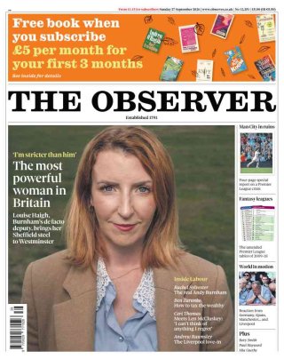 The Observer frontpage thumbnail
