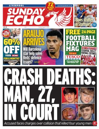 Liverpool Echo frontpage thumbnail