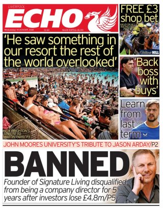 Liverpool Echo frontpage thumbnail