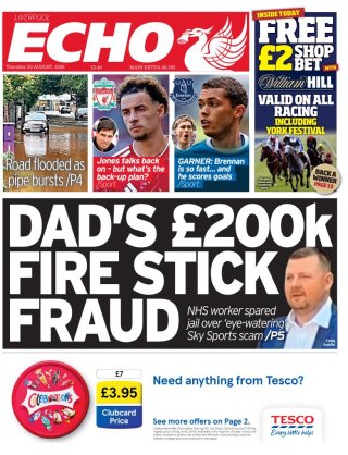 Liverpool Echo frontpage thumbnail