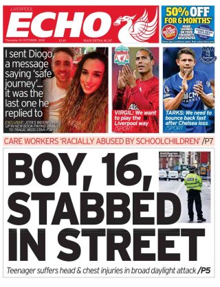 Liverpool Echo frontpage thumbnail