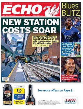 Liverpool Echo frontpage thumbnail