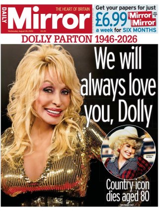 Daily Mirror frontpage thumbnail