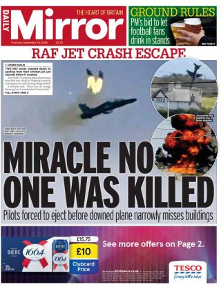 Daily Mirror — 24 Sep 2026 • 00:50