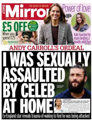 Daily Mirror — 25 Sep 2026 • 00:31