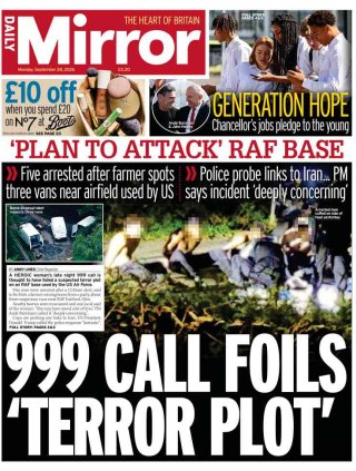 Daily Mirror — 28 Sep 2026 • 00:01