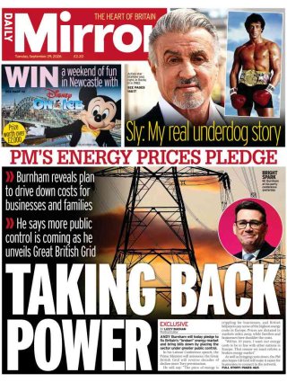 Daily Mirror — 29 Sep 2026 • 00:50