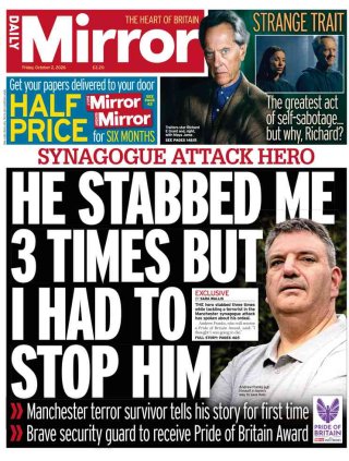 Daily Mirror — 02 Oct 2026 • 00:20