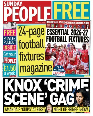 Sunday People frontpage thumbnail