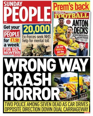 Sunday People frontpage thumbnail
