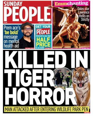 Sunday People frontpage thumbnail