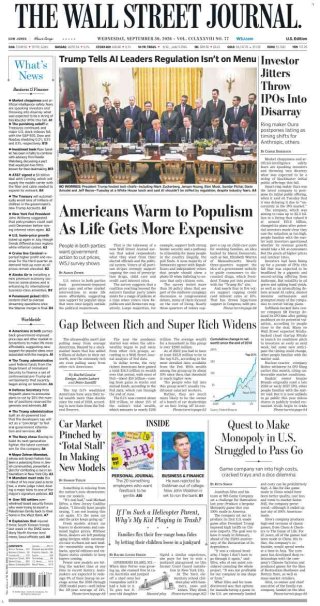 Wall Street Journal — 30 Sep 2026 • 07:40
