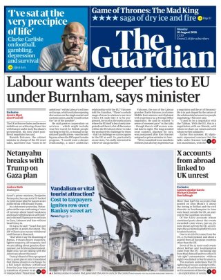 The Guardian frontpage thumbnail