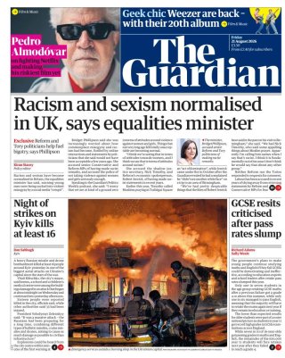 The Guardian frontpage thumbnail