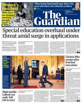 The Guardian frontpage thumbnail