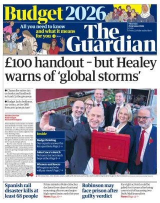 The Guardian frontpage thumbnail