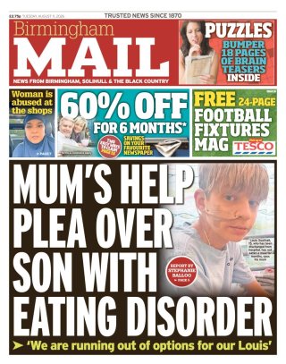 Birmingham Mail frontpage thumbnail