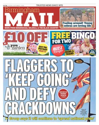 Birmingham Mail frontpage thumbnail