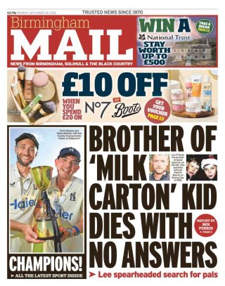 Birmingham Mail — 28 Sep 2026 • 14:31