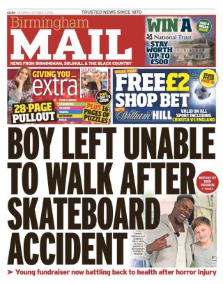 Birmingham Mail frontpage thumbnail