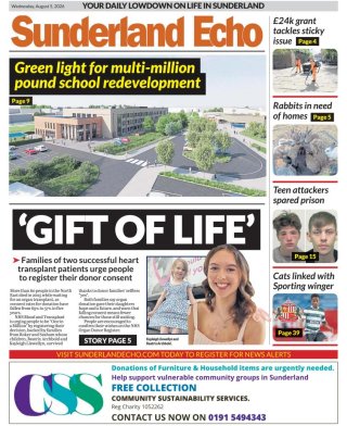 Sunderland Echo — 05 Aug 2026 • 10:10