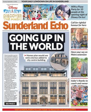 Sunderland Echo frontpage thumbnail