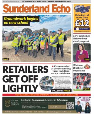 Sunderland Echo — 24 Sep 2026 • 10:01