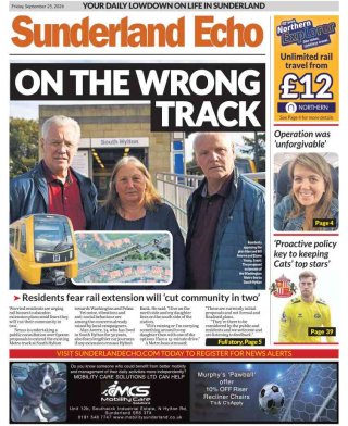 Sunderland Echo — 25 Sep 2026 • 10:50