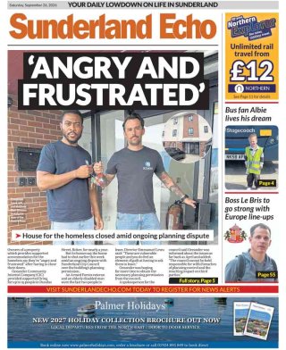 Sunderland Echo — 26 Sep 2026 • 10:40