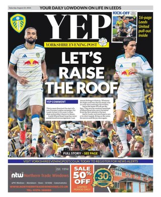 Yorkshire Evening Post frontpage thumbnail