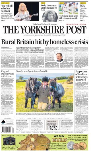 Yorkshire Post — 27 Aug 2026 • 00:01