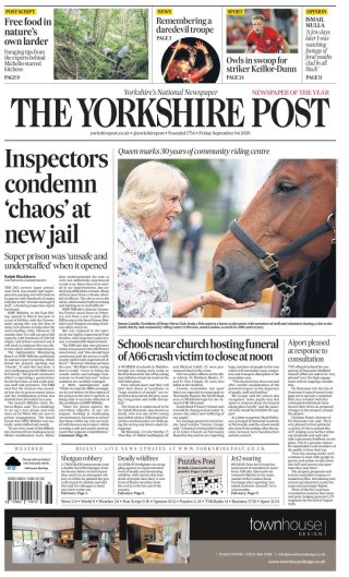 Yorkshire Post frontpage thumbnail