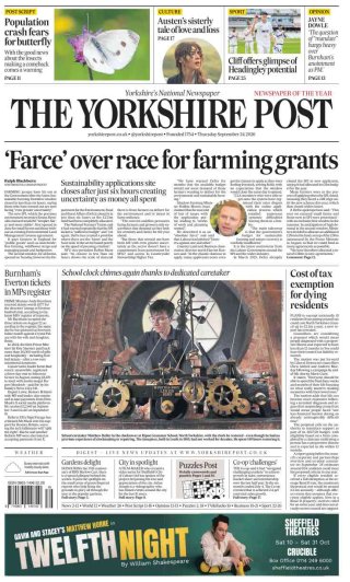 Yorkshire Post — 24 Sep 2026 • 01:01