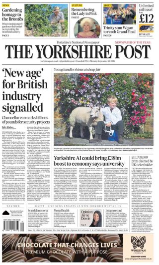 Yorkshire Post — 28 Sep 2026 • 00:01