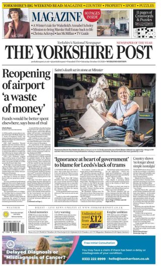 Yorkshire Post — 03 Oct 2026 • 00:31