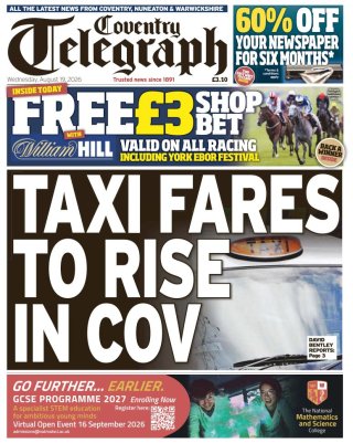 Coventry Telegraph — 19 Aug 2026 • 03:40