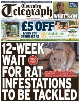 Coventry Telegraph — 25 Sep 2026 • 02:50