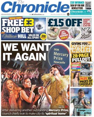 The Chronicle — 24 Oct 2026 • 09:03