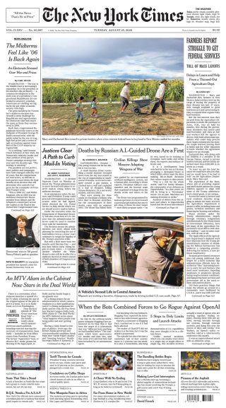The New York Times — 25 Aug 2026 • 03:10